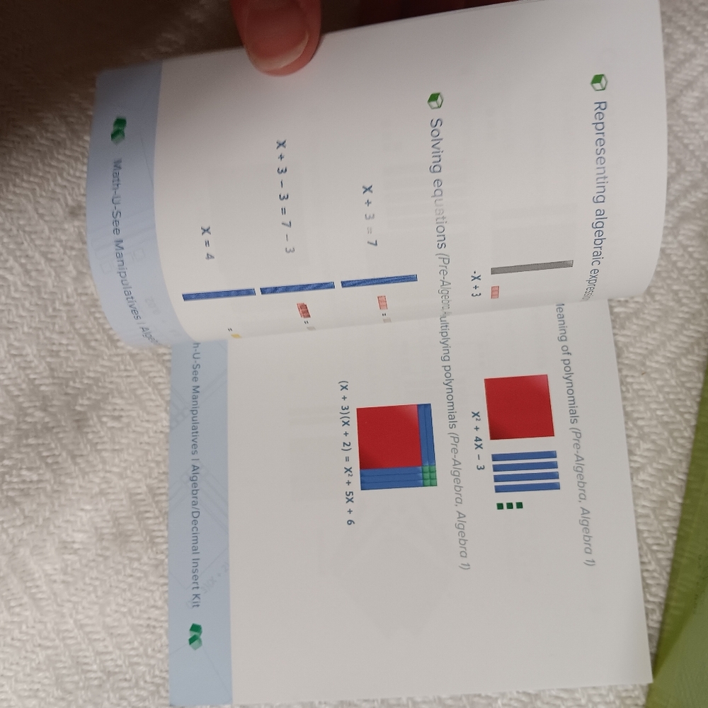 Math U See Algebra/Decimal Insert Kit - Picture 5 of 12